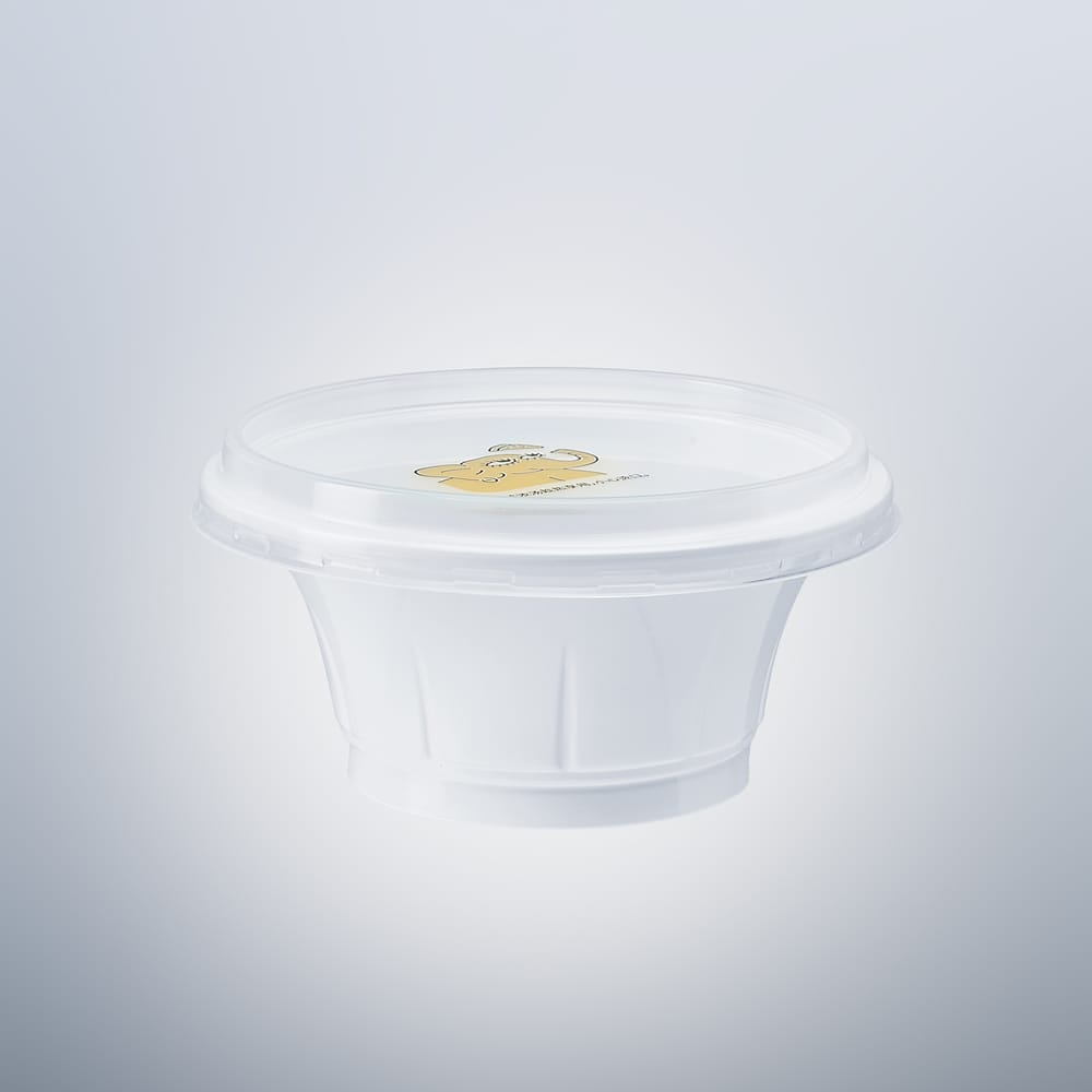 260ml White PP Plastic Soup Bowl With Lid post feature image