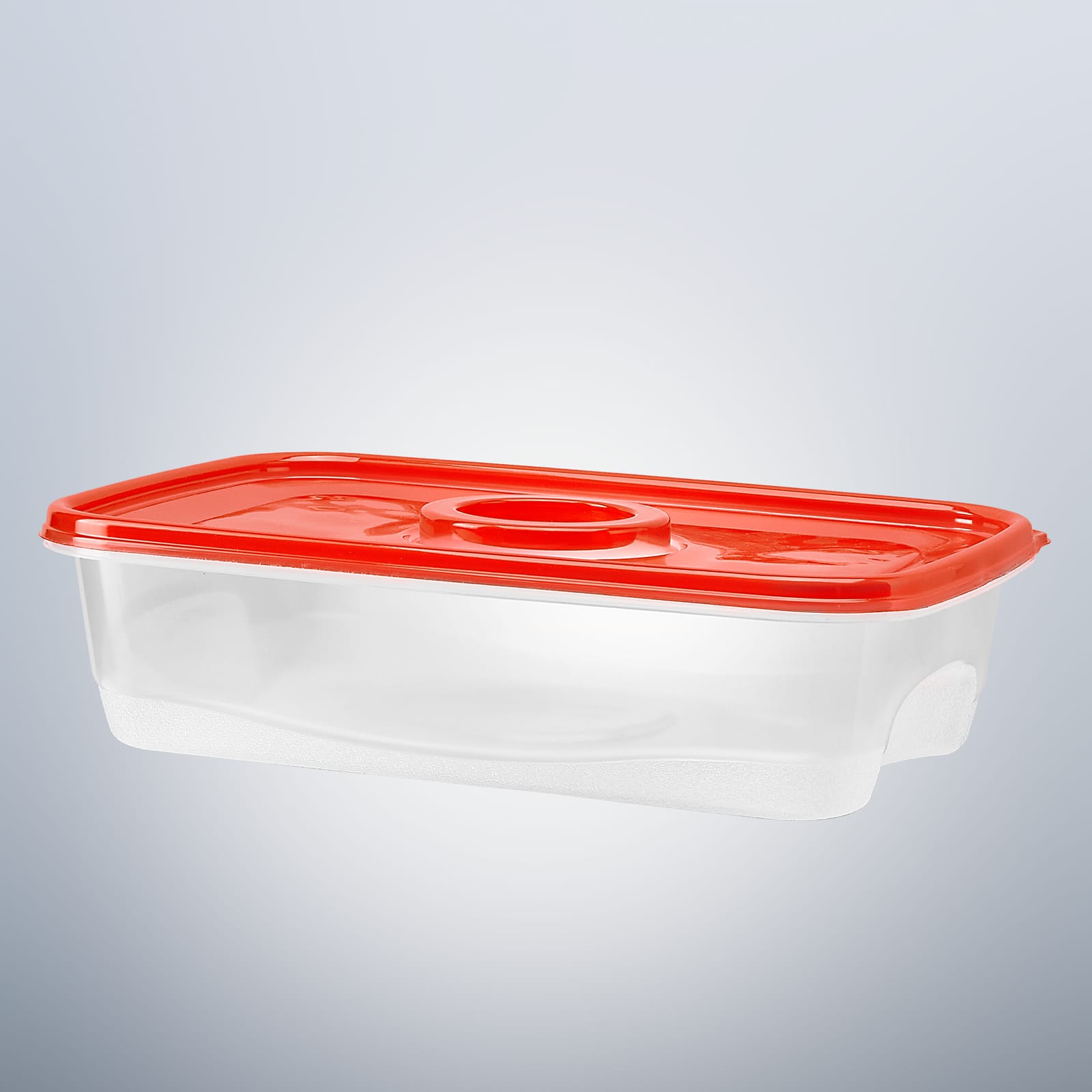 128oz PP Plastic Rectangular Storage Food Container With Lid - Version 1